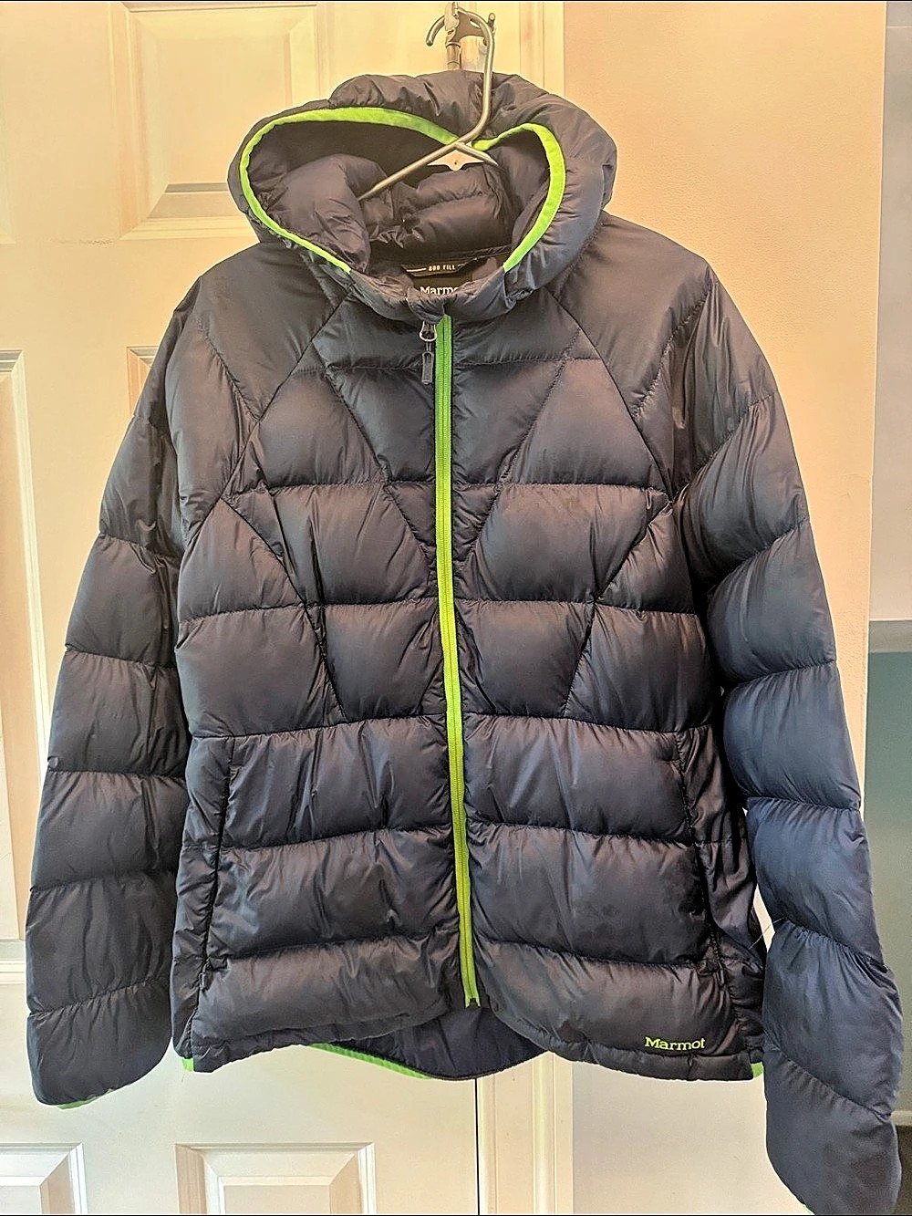 Women’s Marmot 800 Fill Pertex Quantum Down Hoody Blue XL